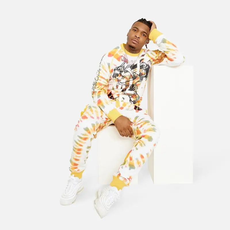 Lil Keed outfit in Dreamland and Nike, 2021
