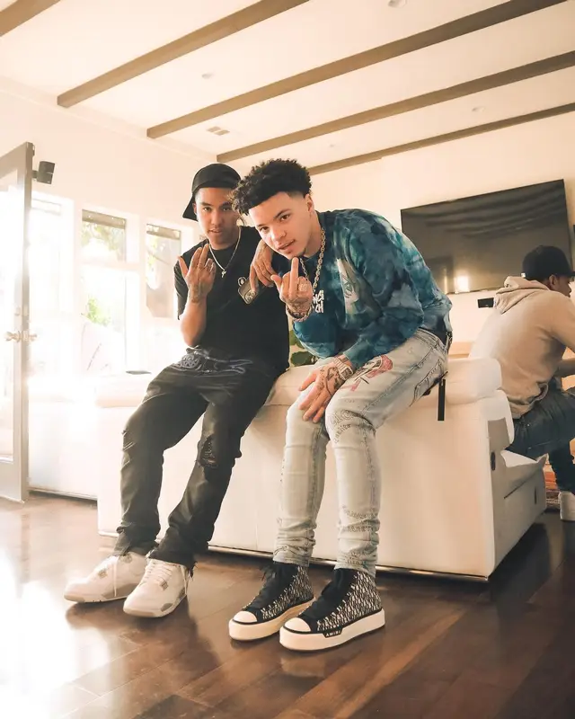 Lil Mosey outfit in Amiri and Zig-Zag World, 2022