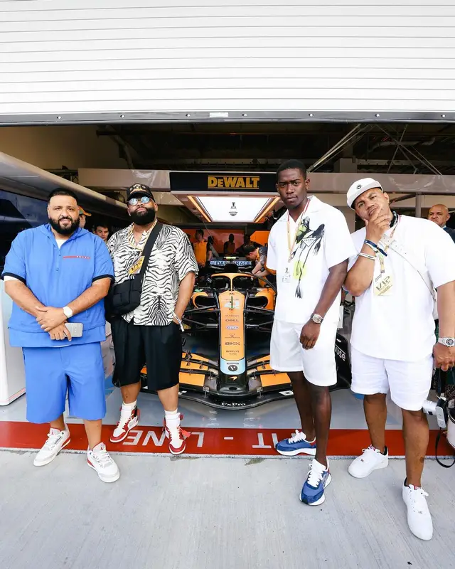 DJ Khaled outfit in Prada and Jordan, 2022