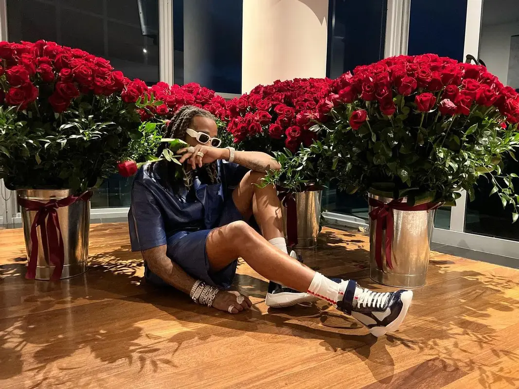 Quavo outfit in Prada, 2022