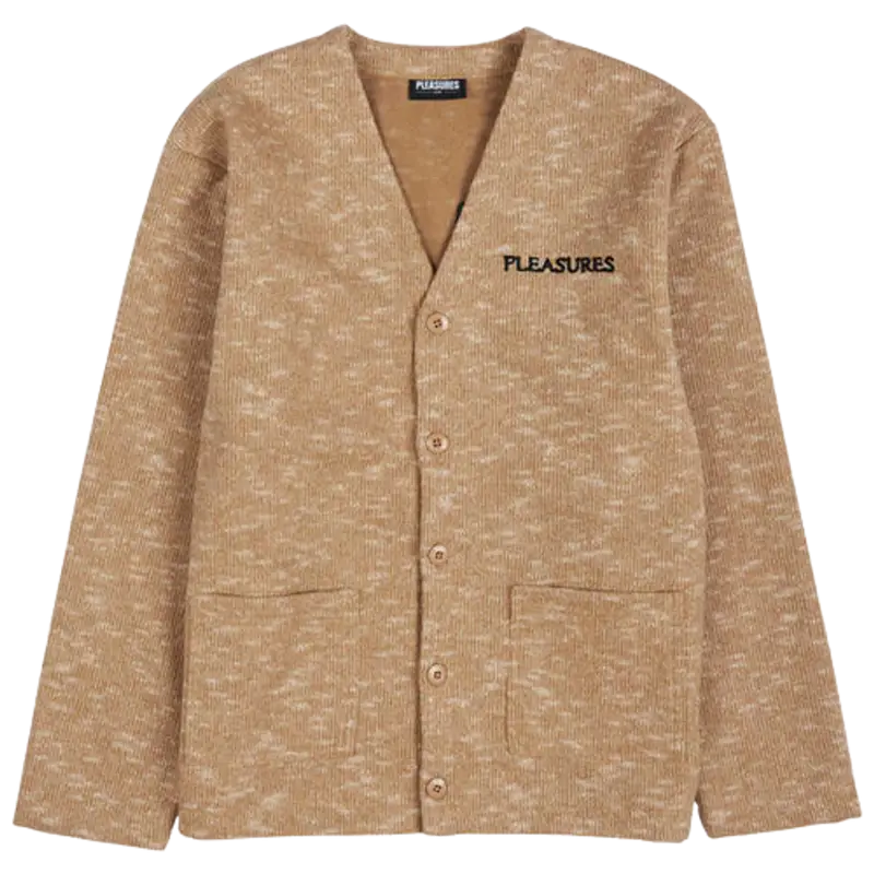 Pleasures Tan Carnivore Cardigan $135