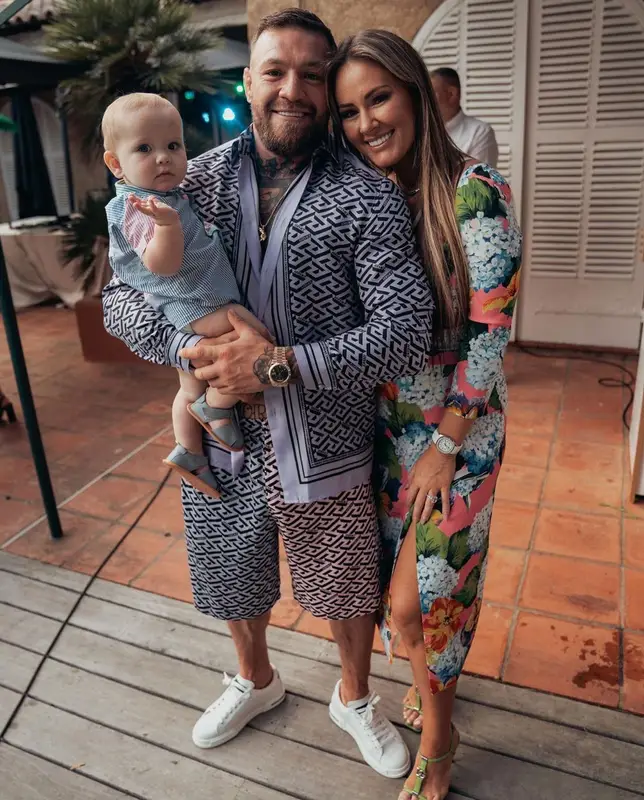 Conor McGregor outfit in Versace and Dolce & Gabbana, 2022