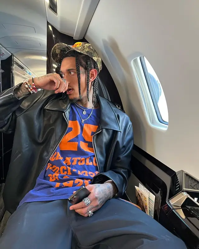 Jordan Clarkson outfit in Already Written and Gucci, 2022