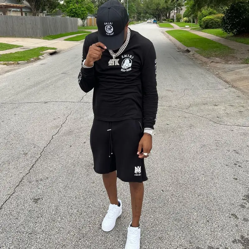 Yungeen Ace outfit in Nike, Amiri, and Zig-Zag World, 2022