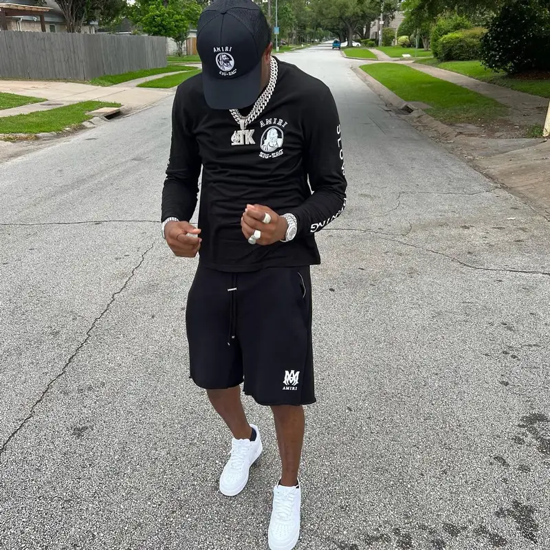 Yungeen Ace outfit in Nike, Amiri, and Zig-Zag World, 2022