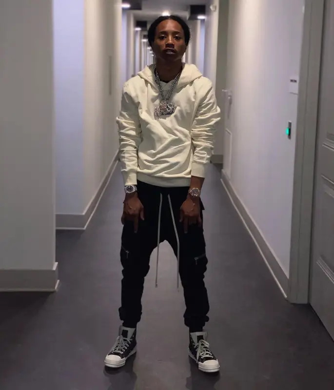 Pressa outfit in Lanvin, Rick Owens, and Polo Ralph Lauren, 2022
