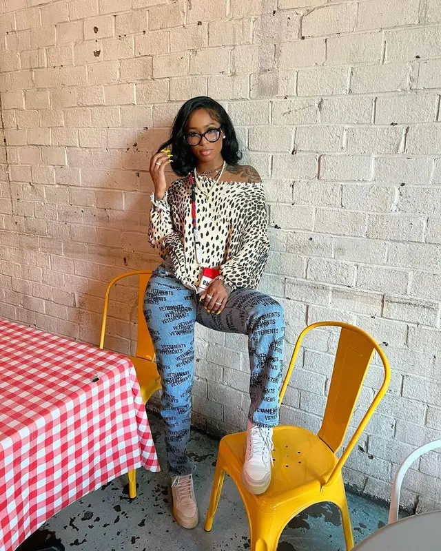 Dess Dior outfit in R13, Rhude, and Saint Laurent, 2022