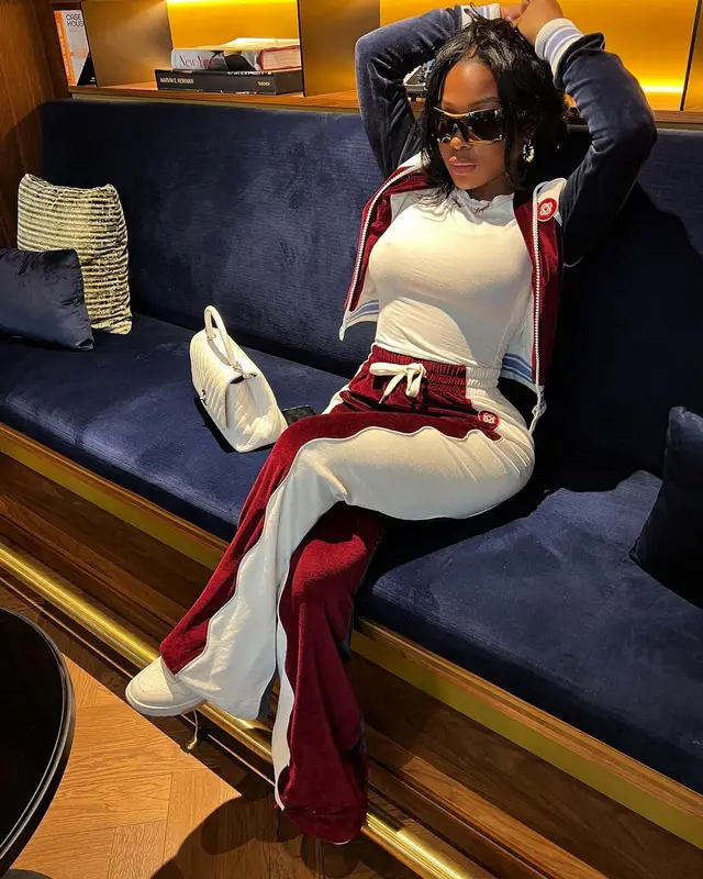 Jayda Wayda outfit in Casablanca and Off-White, 2022