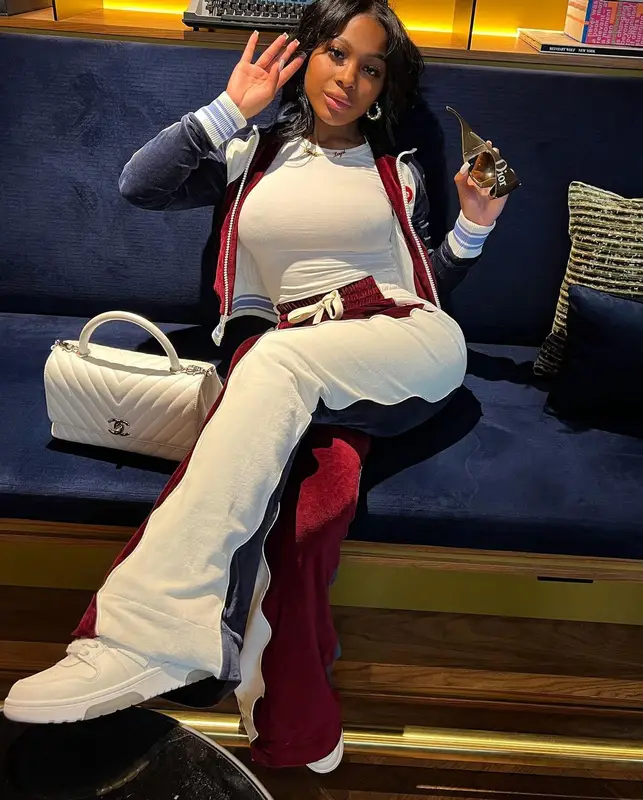 Jayda Wayda outfit in Casablanca and Off-White, 2022