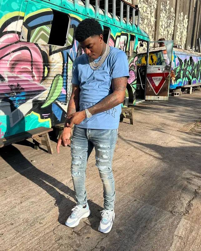Yungeen Ace outfit in Givenchy, Amiri, and Dior, 2022