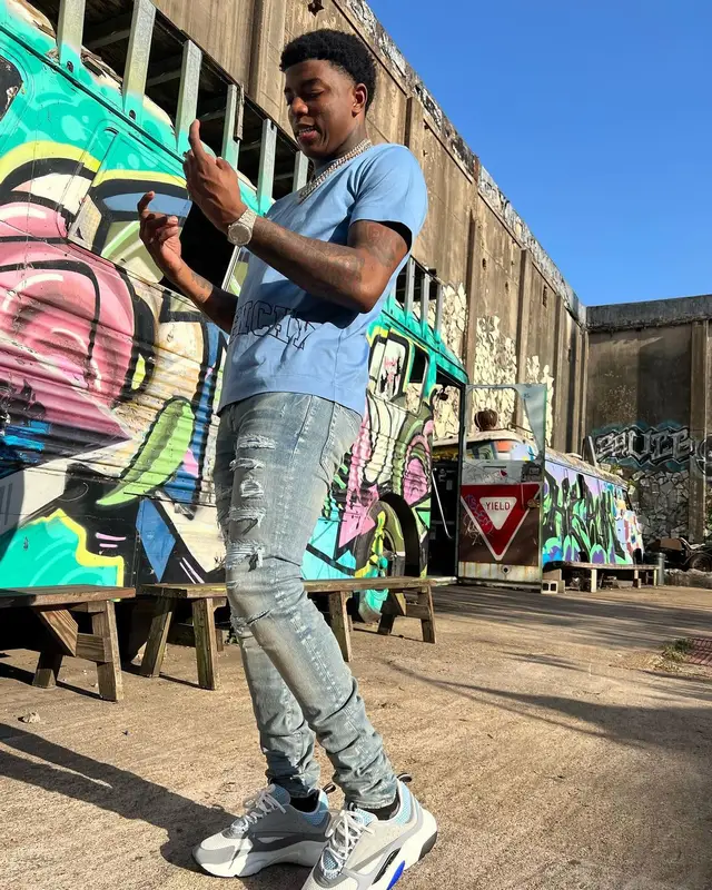 Yungeen Ace outfit in Givenchy, Amiri, and Dior, 2022