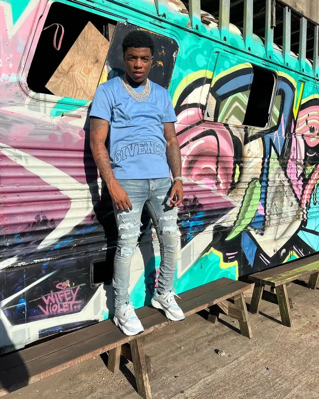 Yungeen Ace outfit in Givenchy, Amiri, and Dior, 2022
