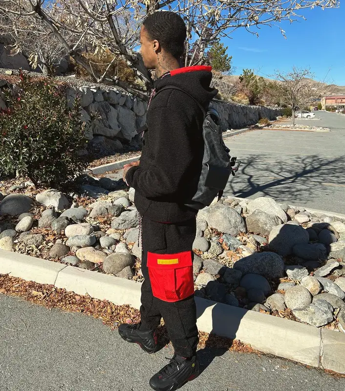 Flight outfit in Jordan and Gucci, 2021
