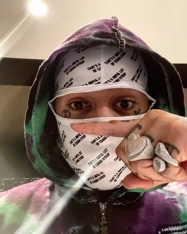 Sunny 2point0 outfit in Lost Intricacy, Nike, and Cough Syrup, 2021