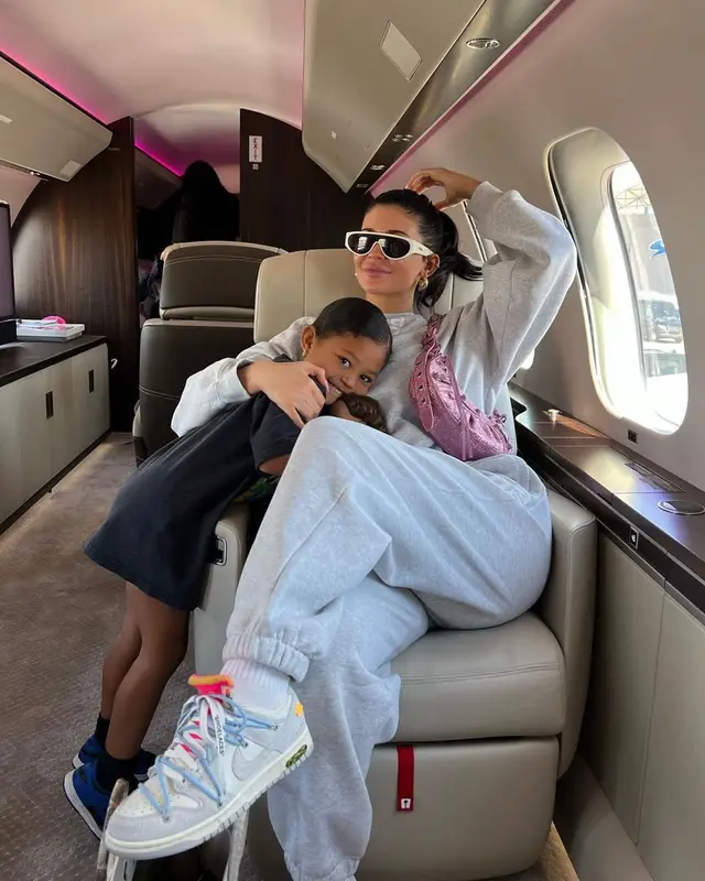 Kylie Jenner outfit in Alexander Wang, Balenciaga, and Bottega Veneta, 2022