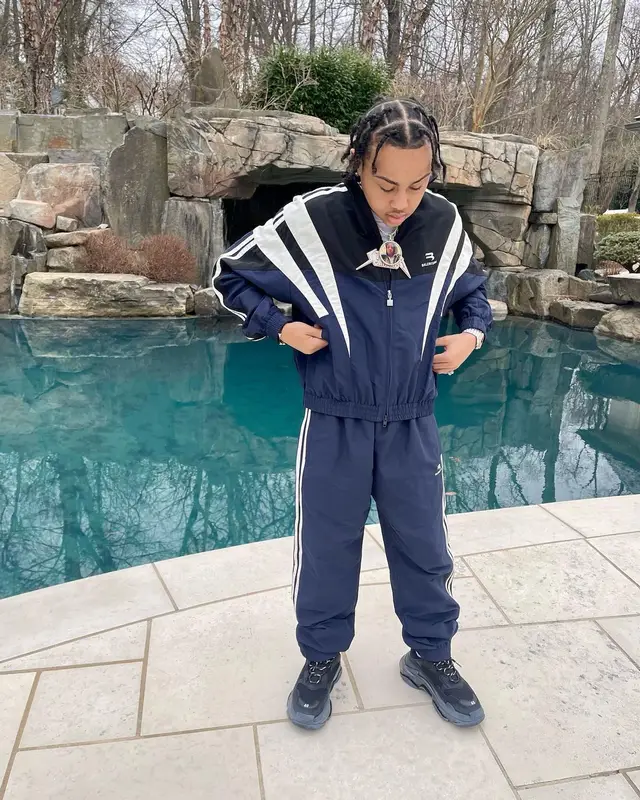 Stunna Gambino outfit in Balenciaga, 2022