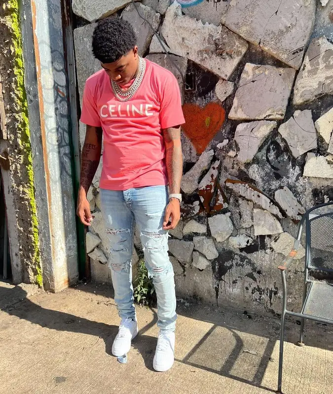 Yungeen Ace outfit in Celine, Amiri, and Nike, 2022