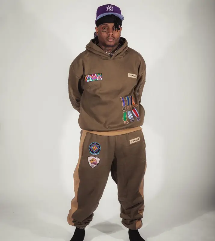 Ski Mask The Slump God outfit in Homesick, 2022