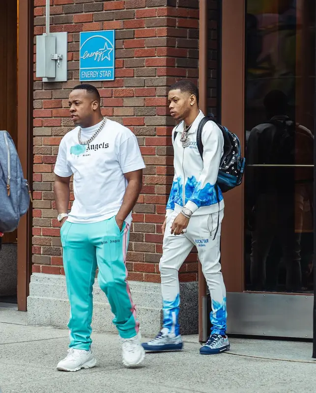 Yo Gotti outfit in Palm Angels and Balenciaga, 2022