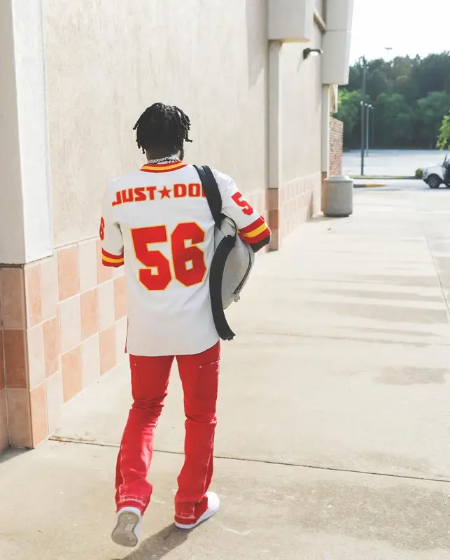 Lil Dann outfit in Just Don, Gallery Dept., and Nike, 2022