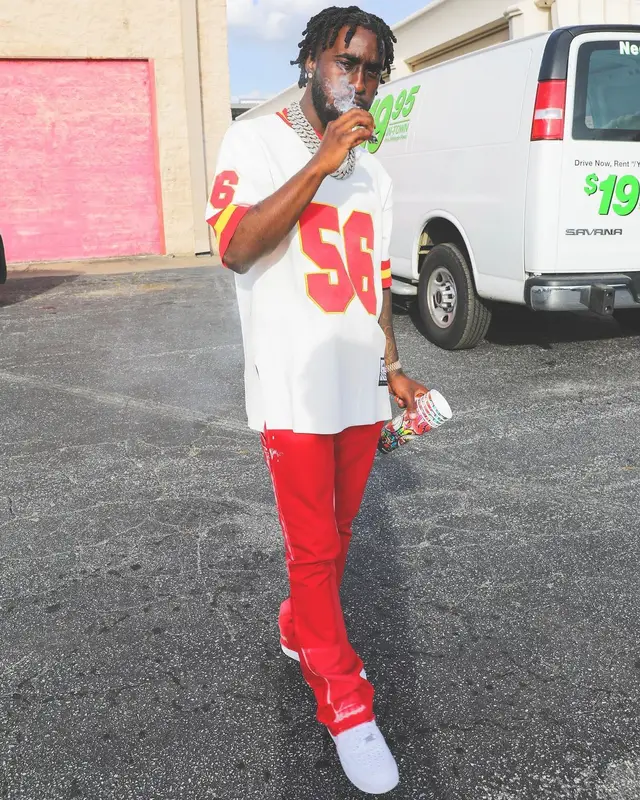 Lil Dann outfit in Just Don, Gallery Dept., and Nike, 2022