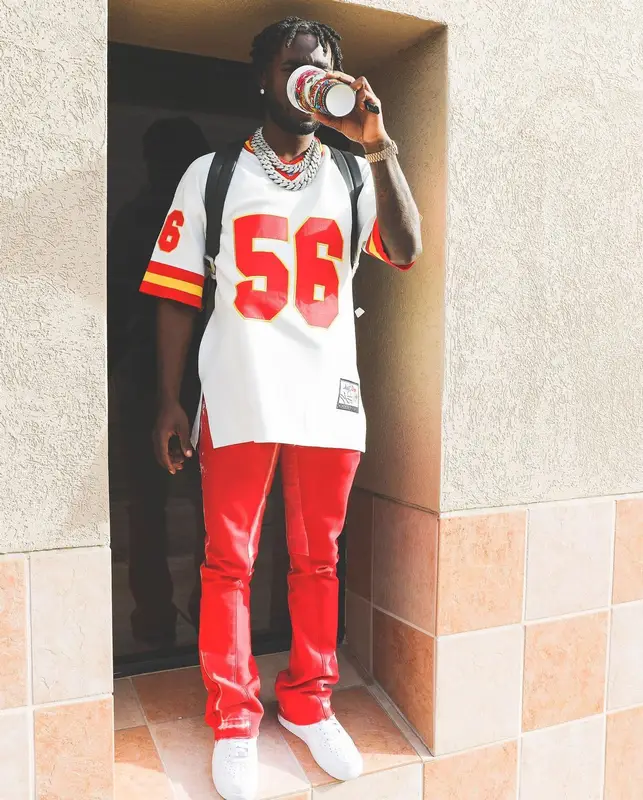 Lil Dann outfit in Just Don, Gallery Dept., and Nike, 2022