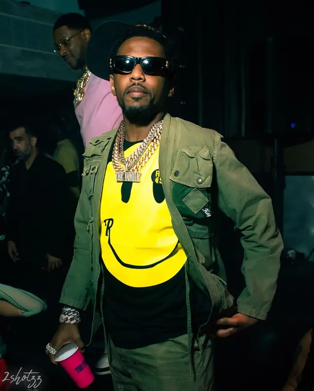 Fabolous outfit in Kapital, Balenciaga, and Off-White, 2022