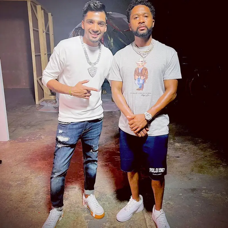 Zaytoven outfit in Polo Ralph Lauren and Nike, 2022