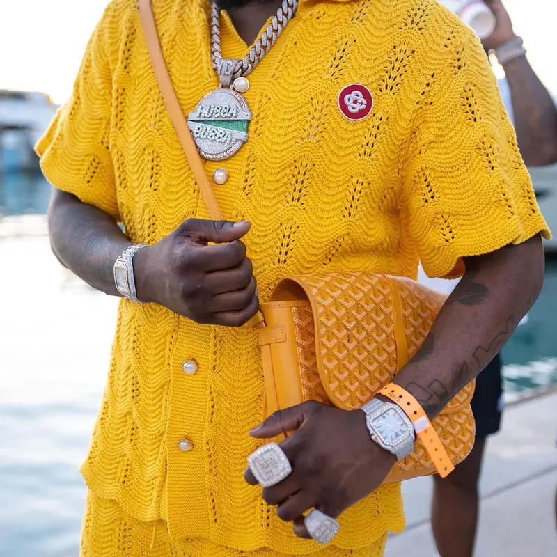 Real Boston Richey outfit in Casablanca, Goyard, and Marni, 2022