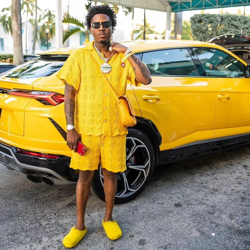 Real Boston Richey outfit in Casablanca, Goyard, and Marni, 2022