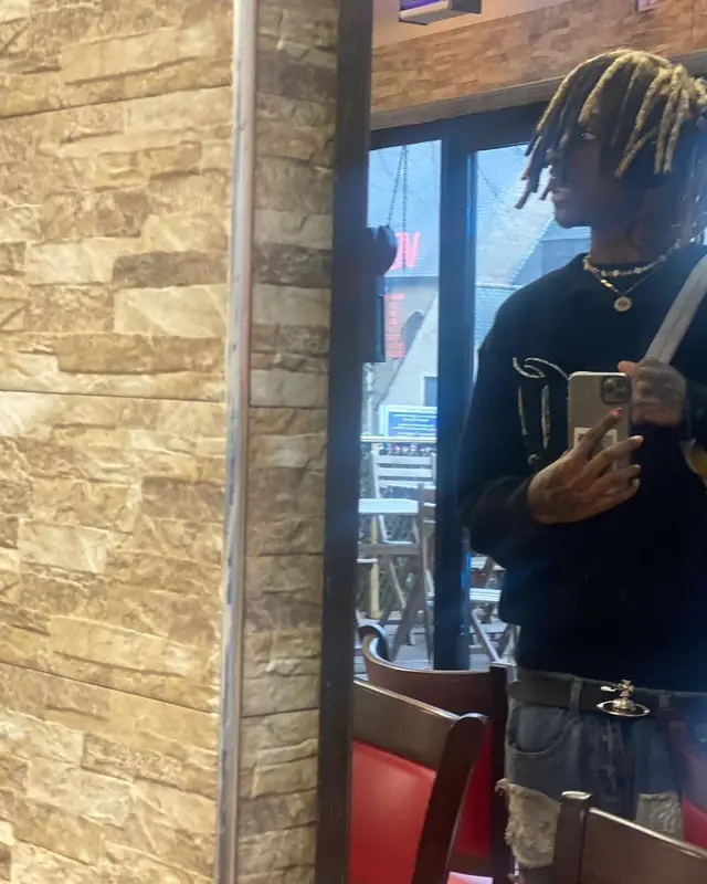 Skaiwater outfit in Ev Bravado, Vivienne Westwood, and Yeezy, 2022