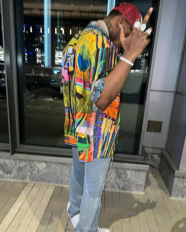 Toosii outfit in Givenchy, Chrome Hearts, and Matty Boy, 2022