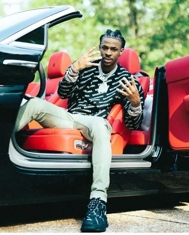 Ja Morant outfit in Serenede, 2022