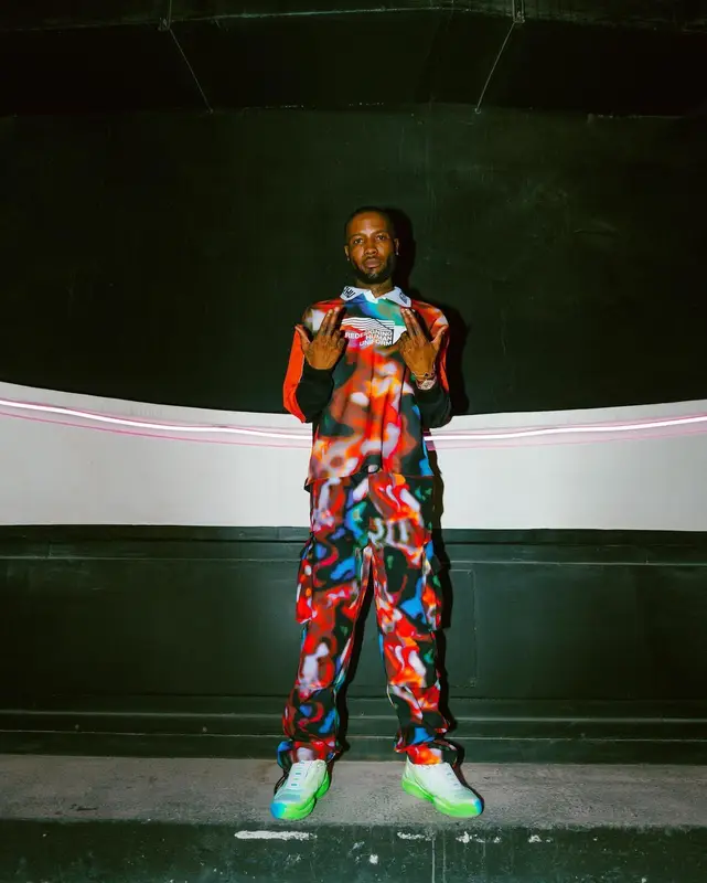 Shy Glizzy outfit in Zara, Prada, and RHU, 2022