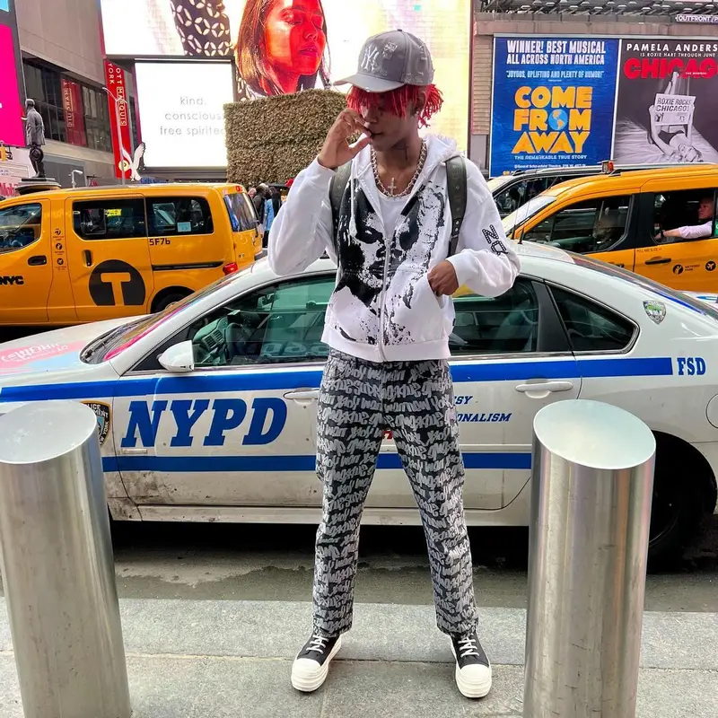 DC The Don outfit in Supreme, Rick Owens, and MCM, 2022