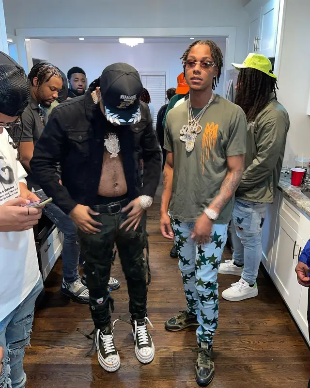 Skilla Baby outfit in Amiri, Chemist, and Cartier, 2022