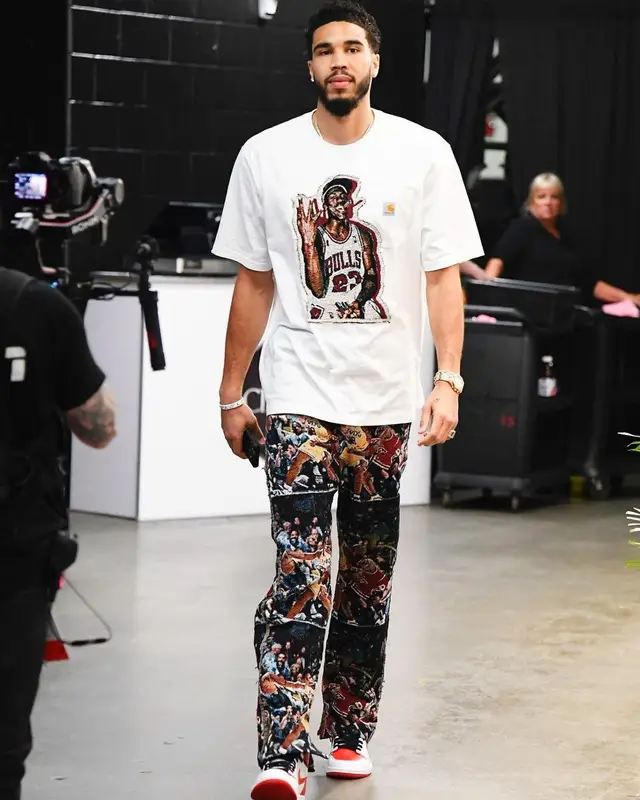 Jayson Tatum outfit in IWOYH, Nike, and Jordan, 2022