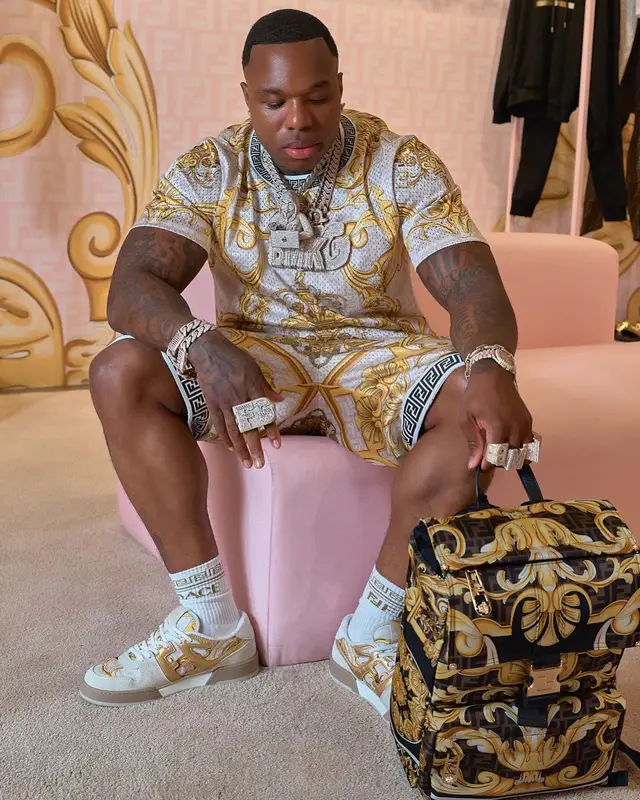 BandMan Kevo outfit in Fendi, 2022
