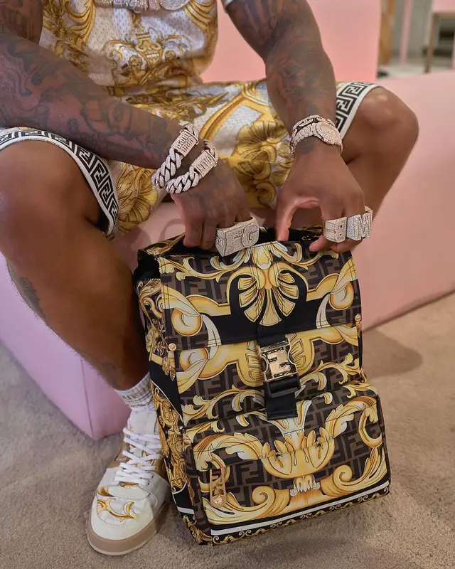 BandMan Kevo outfit in Fendi, 2022
