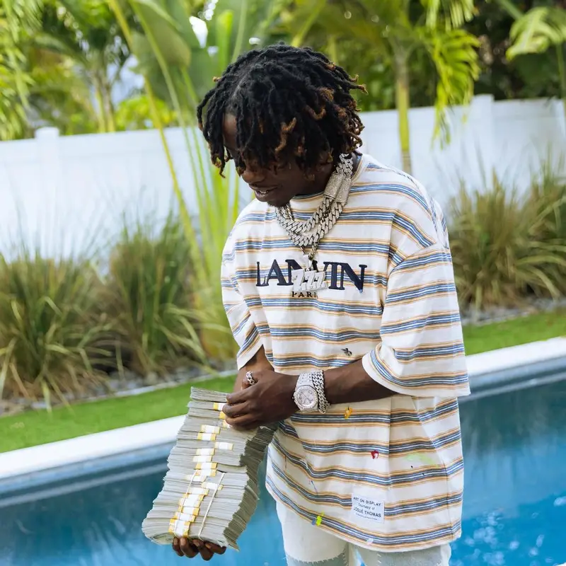 Jackboy outfit in Lanvin, Amiri, and Gallery Dept., 2022