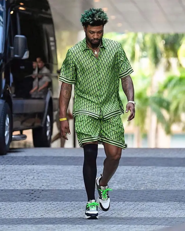 Marcus Smart outfit in Dior, 2022