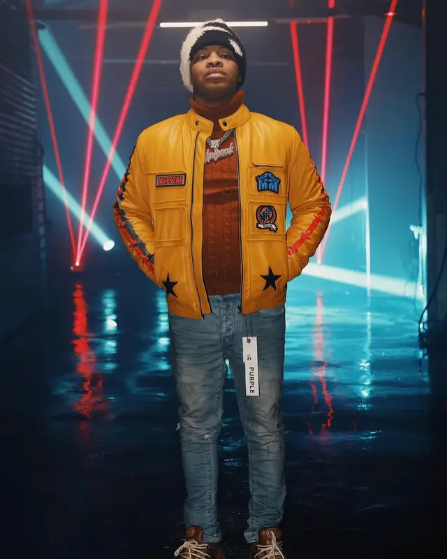 Unfoonk outfit in Metstar, Purple Brand, and Gucci, 2022