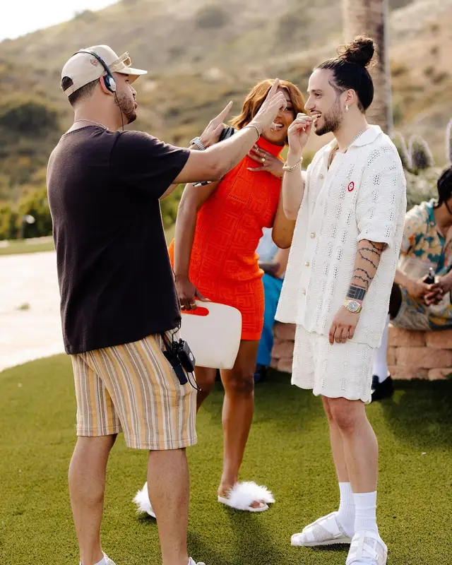 Russ outfit in Casablanca and Dior, 2022