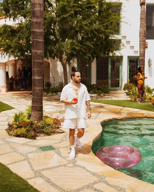 Russ outfit in Casablanca and Dior, 2022