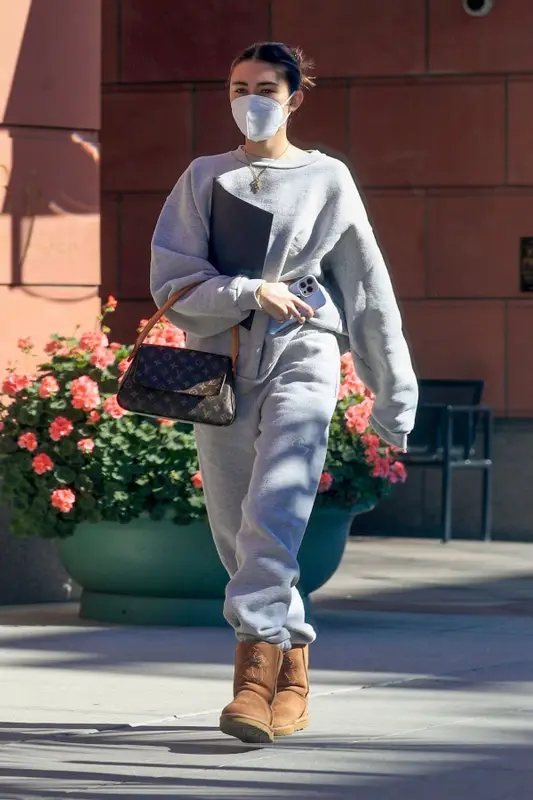 Madison Beer outfit in Cherry and Louis Vuitton, 2022