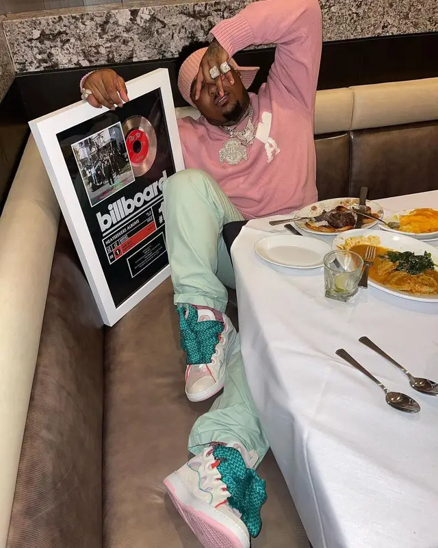 Doe Boy outfit in Ami, Lanvin, and Gucci, 2022