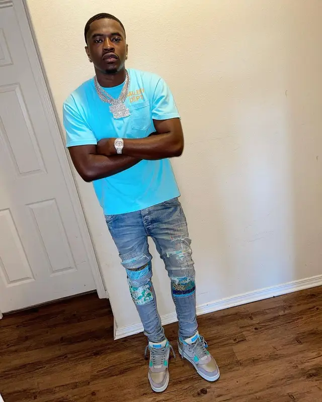 Bankroll Freddie outfit in Gallery Dept., Amiri, and Jordan, 2022