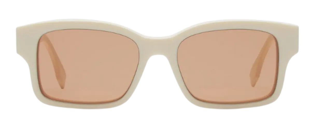 Fendi White Acetate Sunglasses $430