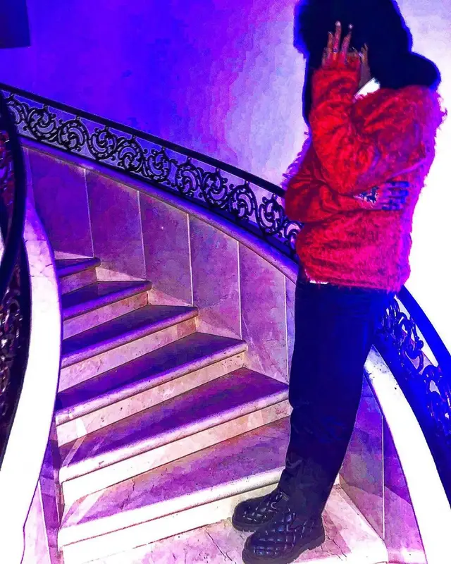 Lil Tracy outfit in Alyx, Bottega Veneta, and Saint Laurent, 2022