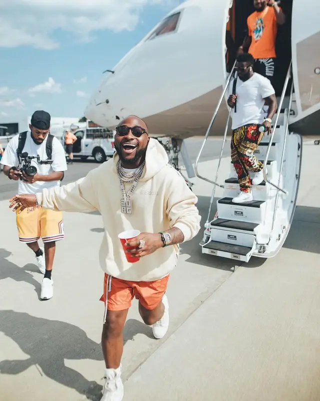 Davido outfit in Marni and Rick Owens, 2022